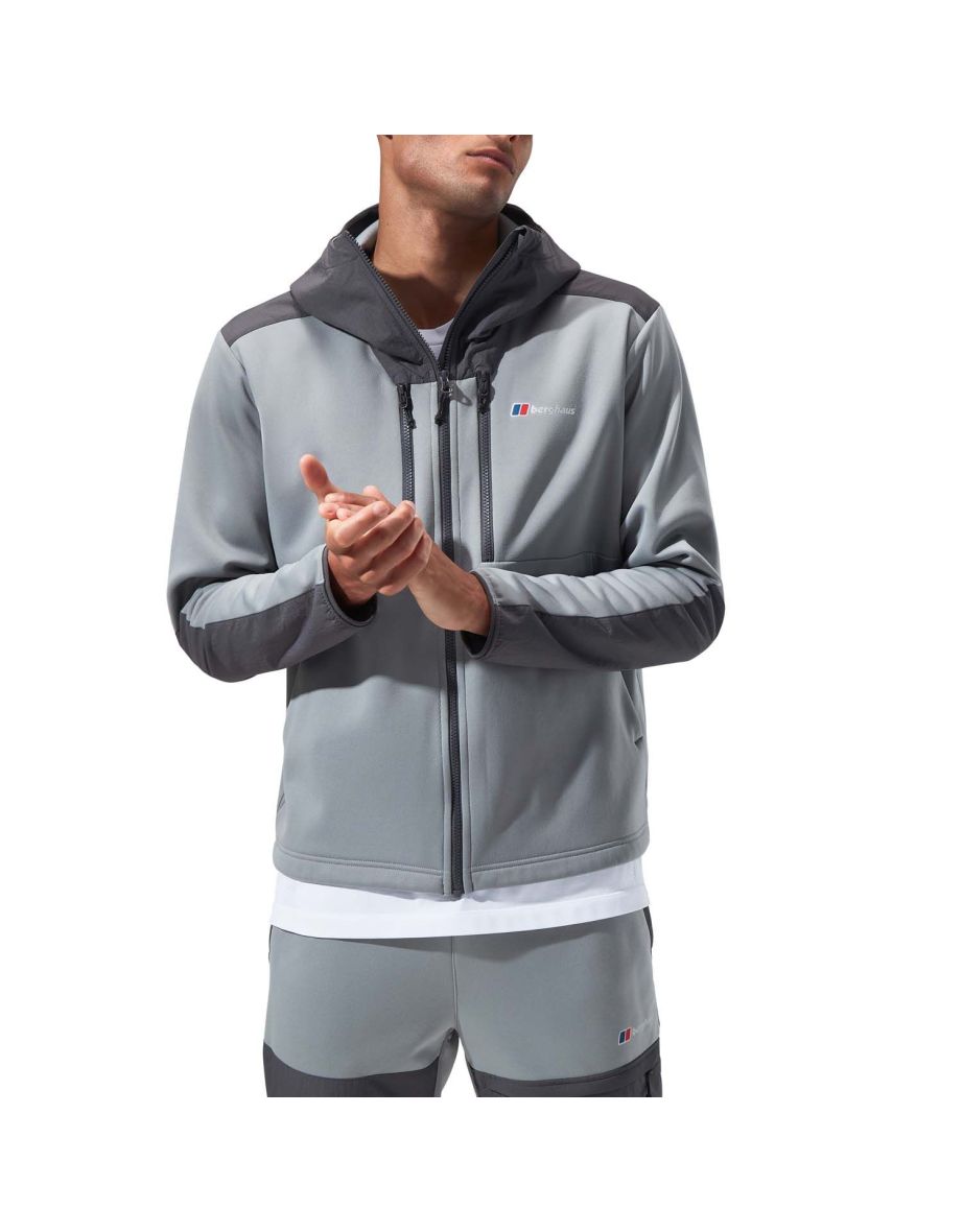 Men's Berghaus Reacon Hooded Jacket in Grey