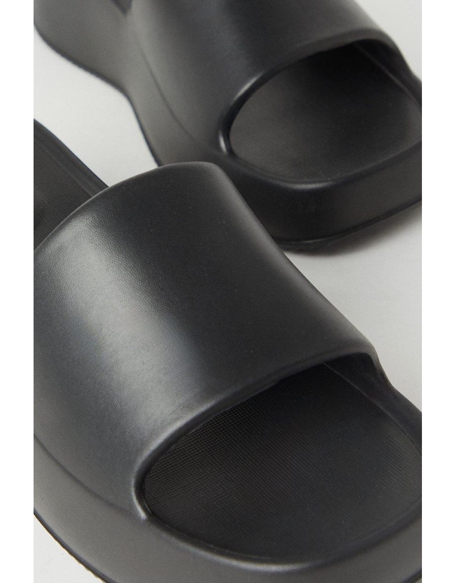 Faith: Hunter Lightweight Wedge Mule Sliders - 3