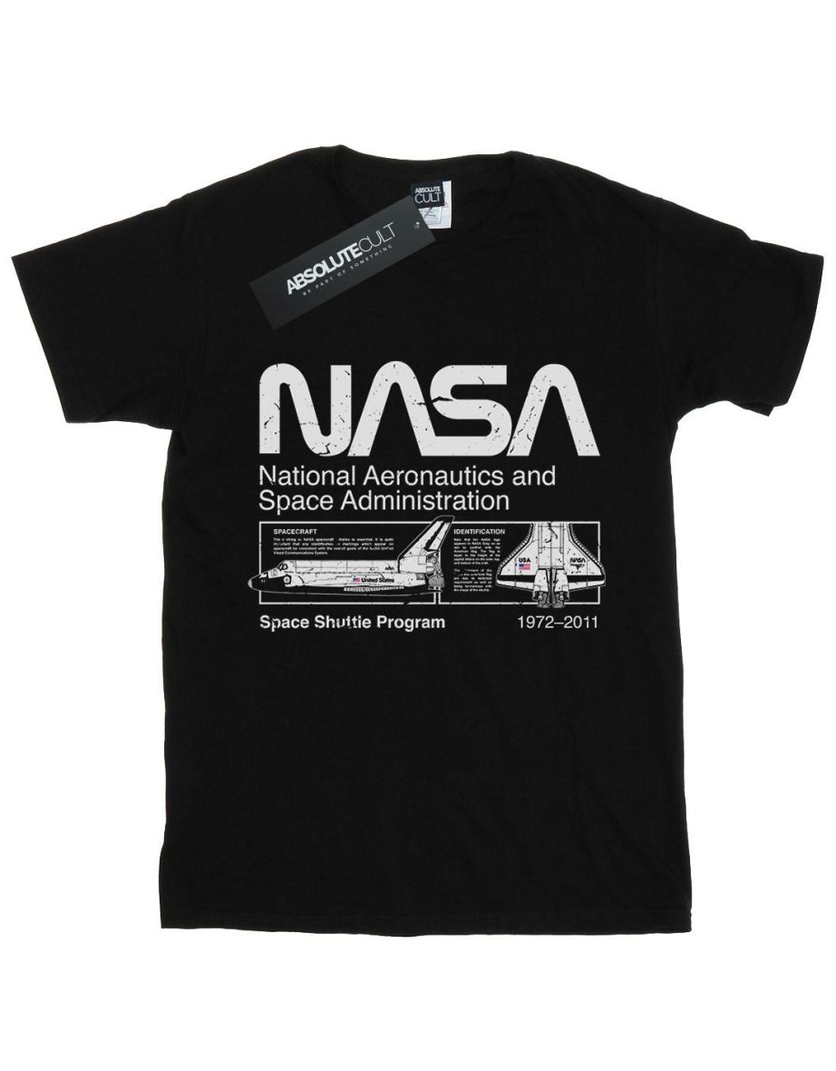 Shop NASA Boys Classic Space Shuttle T Shirt Black Online in Bahrain VogaCloset