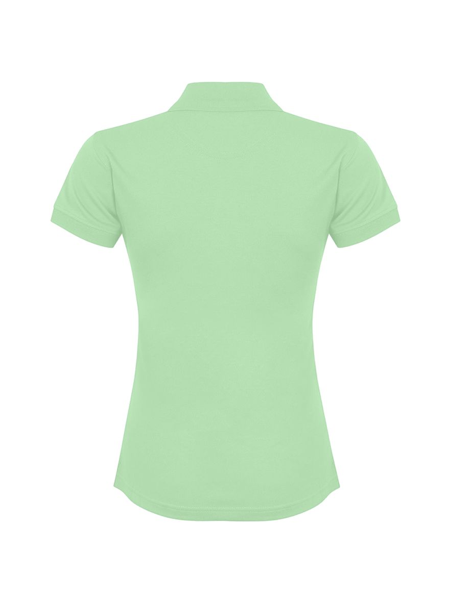 Henbury Womens/Ladies Coolplus® Fitted Polo Shirt - Lime Green - 1