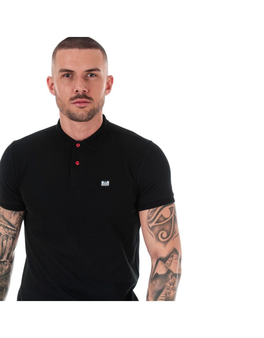 Men's Weekend Offender Barnum Polo Shirt in Black - 5