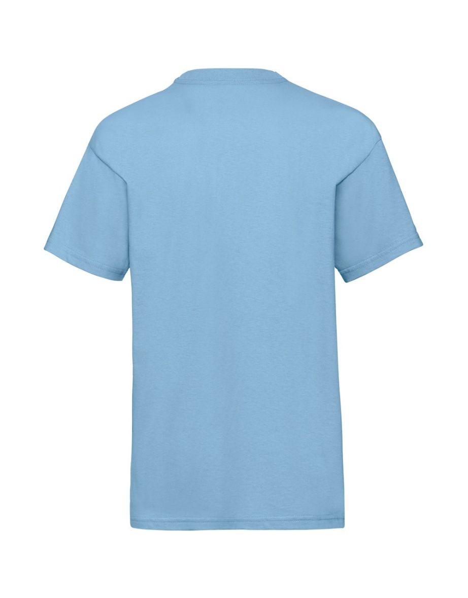 Fruit Of The Loom Childrens/Kids Unisex Valueweight Short Sleeve T-Shirt - Sky Blue - 1