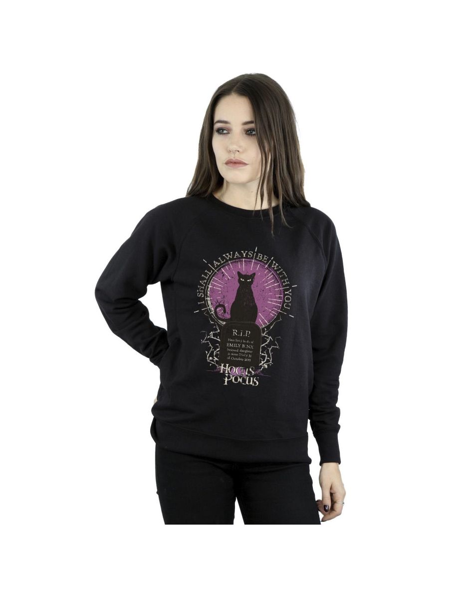 Disney Womens/Ladies Hocus Pocus RIP Emily Binx Sweatshirt - Black