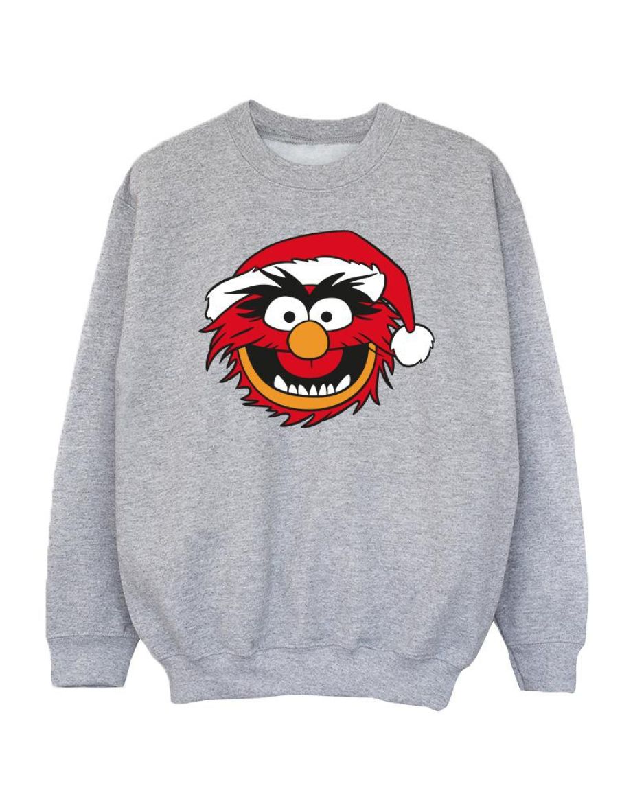 Disney Boys Muppets Animal Hat Sweatshirt - Sports Grey - 1