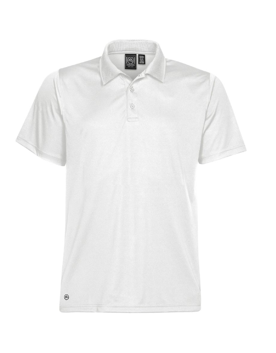 Stormtech Mens Eclipse H2X-Dry Pique Polo - White