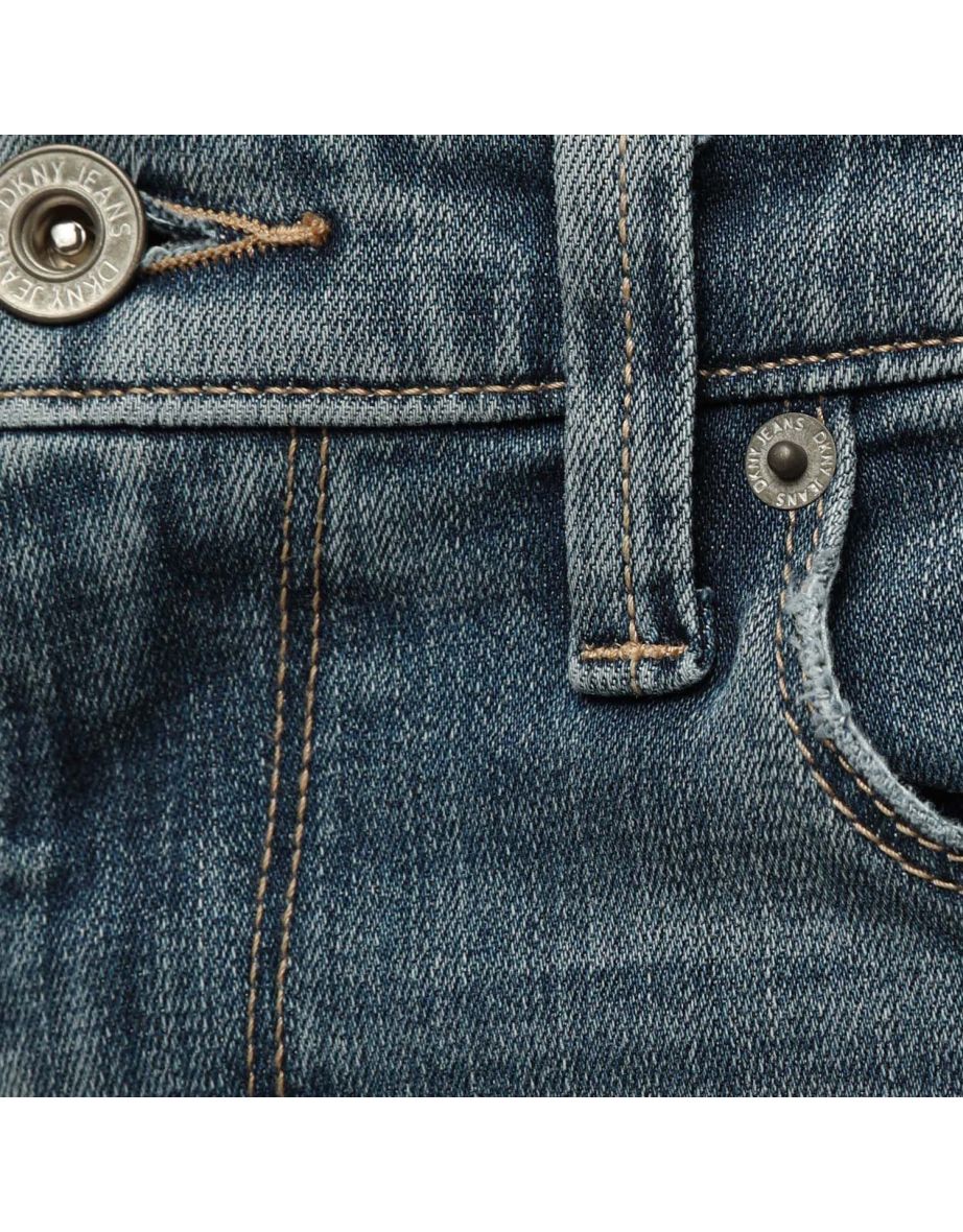 Women's DKNY Delancey High Rise Skinny Jeans in Blue - 3