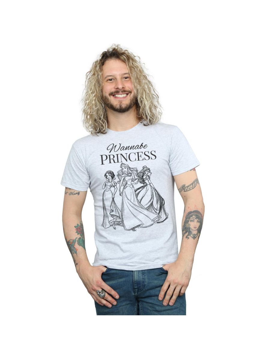 Disney Princess Mens Wannabe Princess T-Shirt