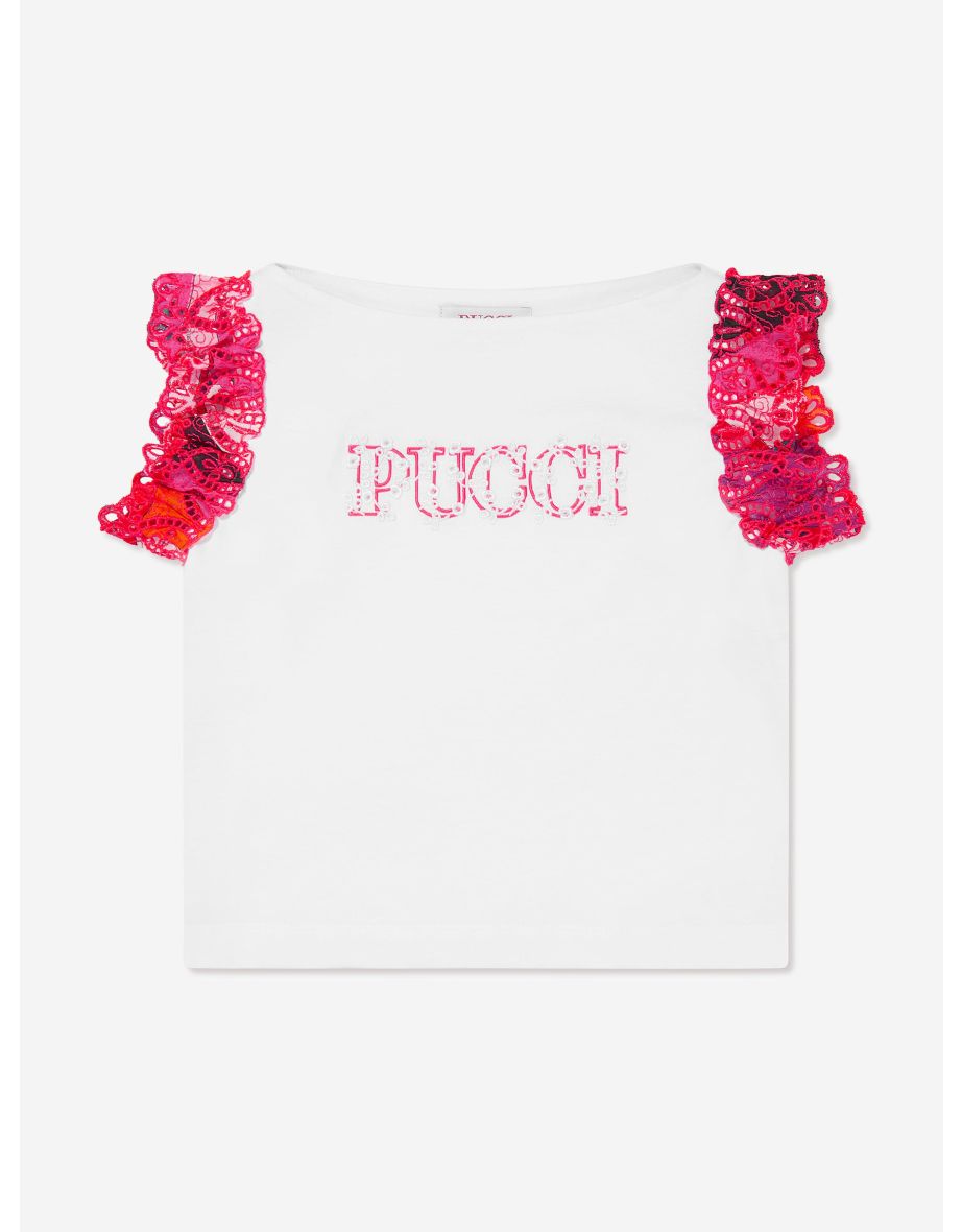 Girls Logo T-Shirt in White