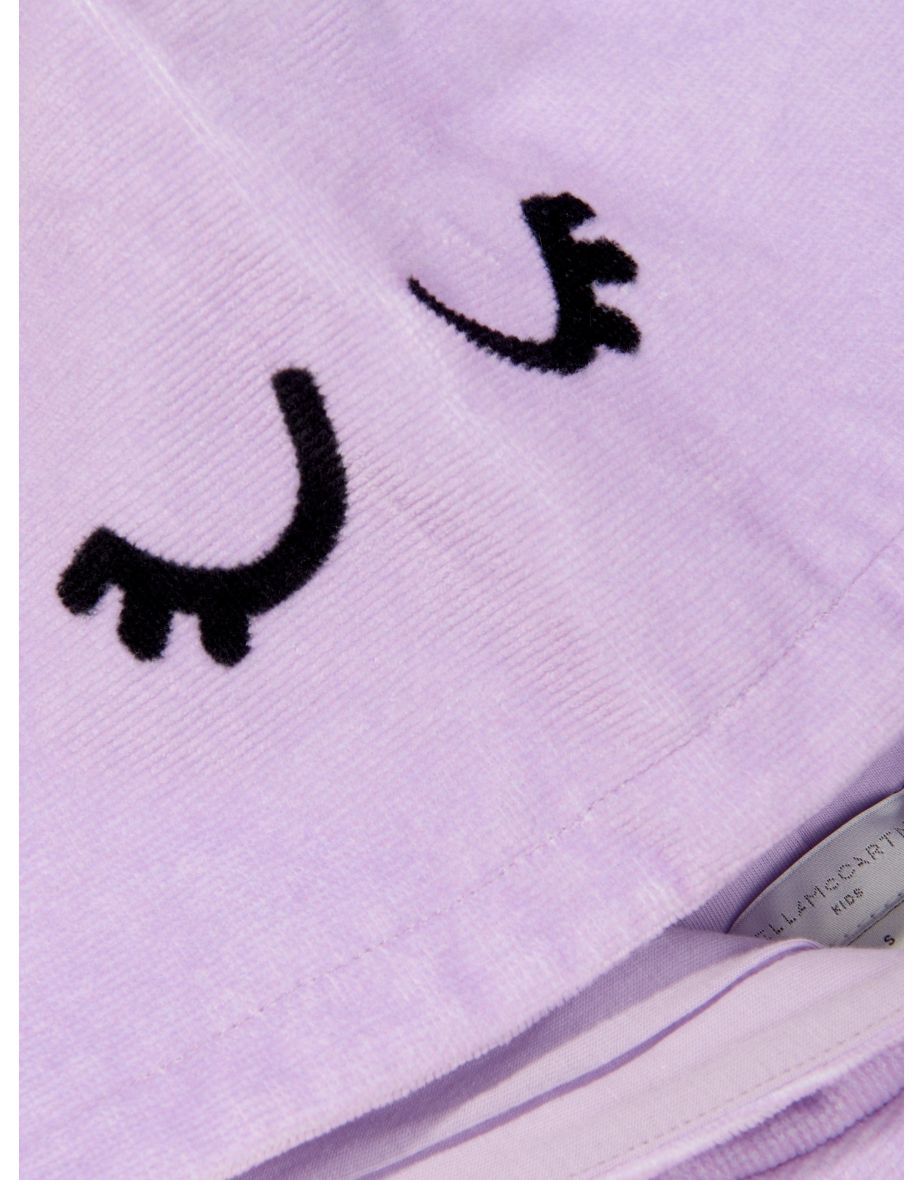 Girls Mermaid Hooded Towel in Pink - 3