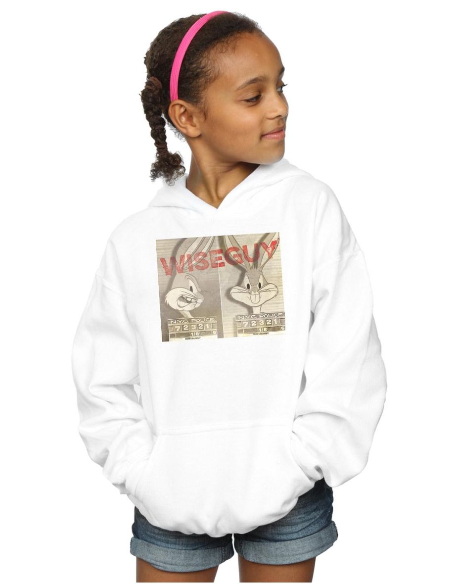 Looney Tunes Girls Wise Guy Hoodie - White