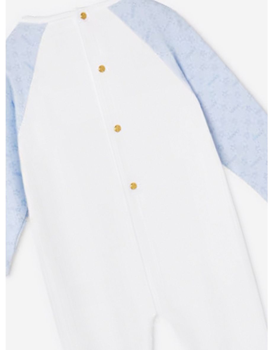 Versace Baby Boys All Hearts Romper in White - 3