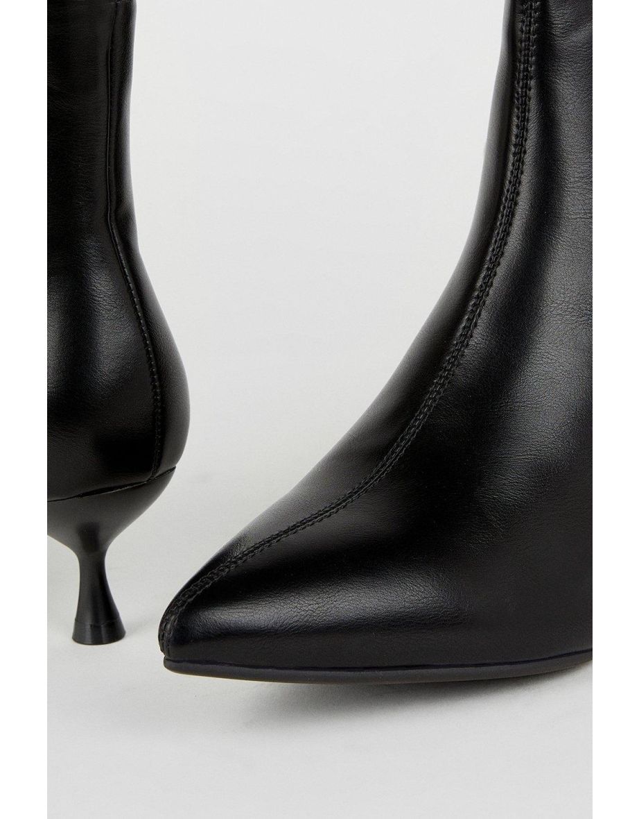 Wide Fit Alia Kitten Heel Boots - 3