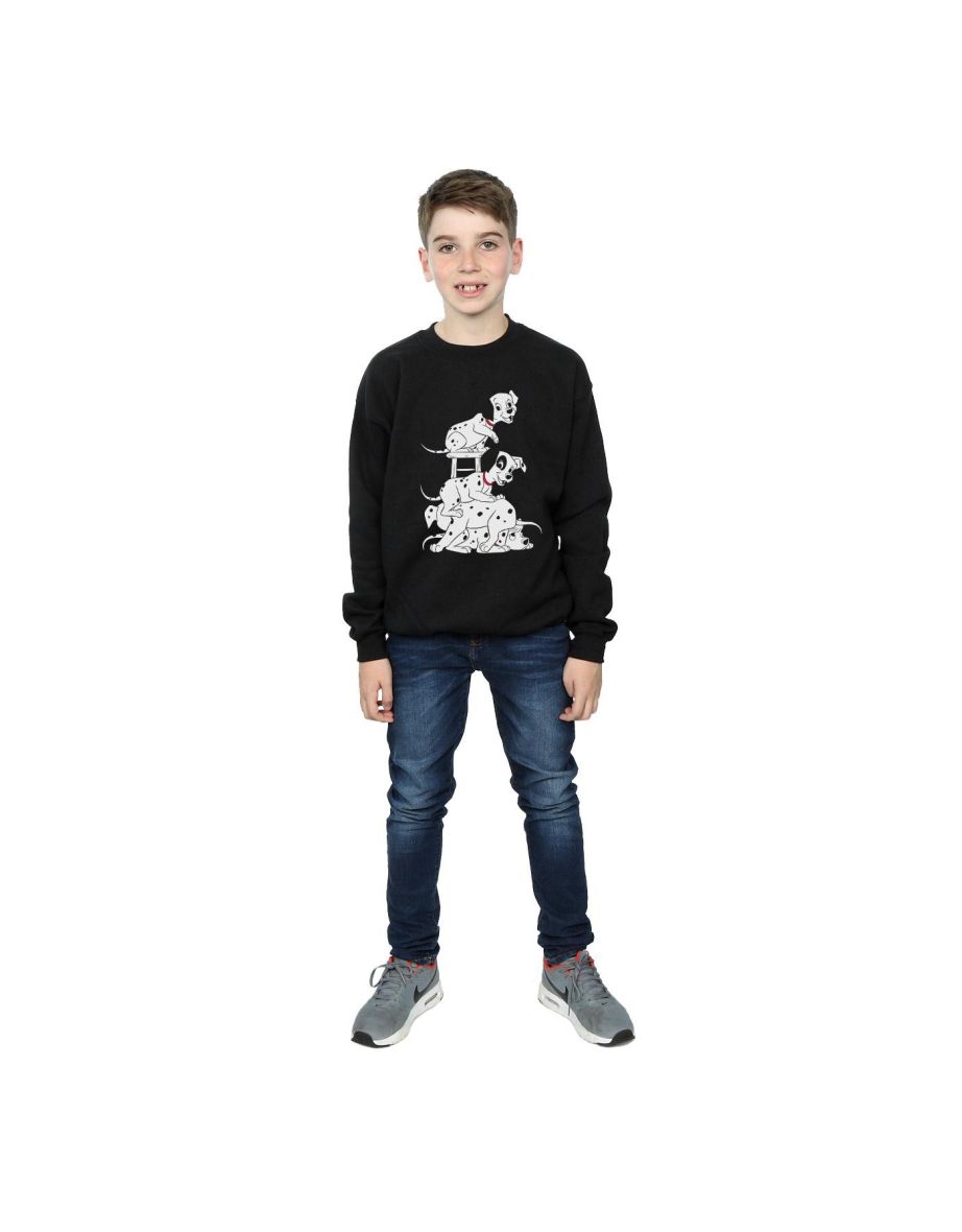 101 Dalmatians Boys Chair Sweatshirt - Black - 3