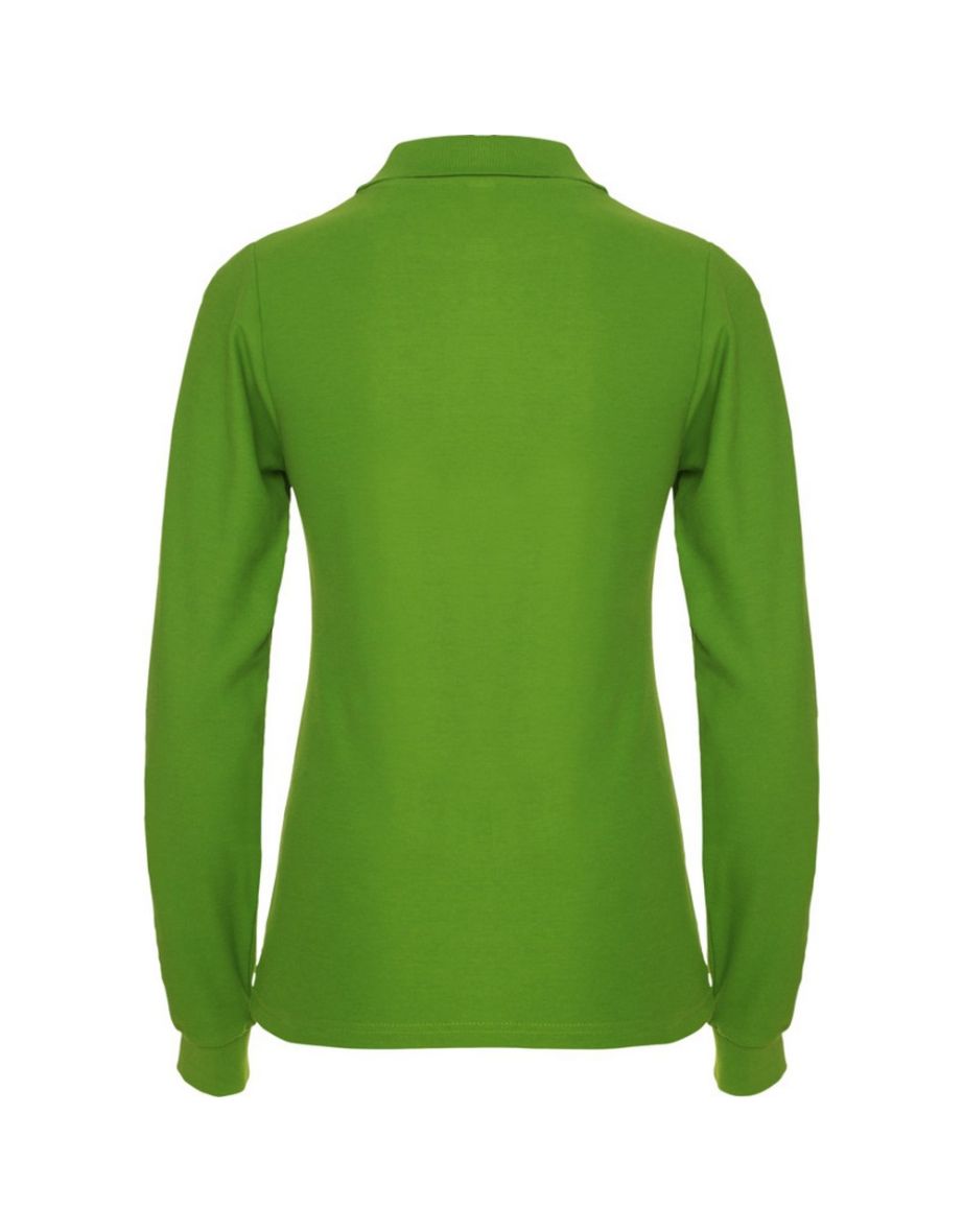 Roly Womens/Ladies Estrella Long-Sleeved Polo Shirt - Grass Green - 1