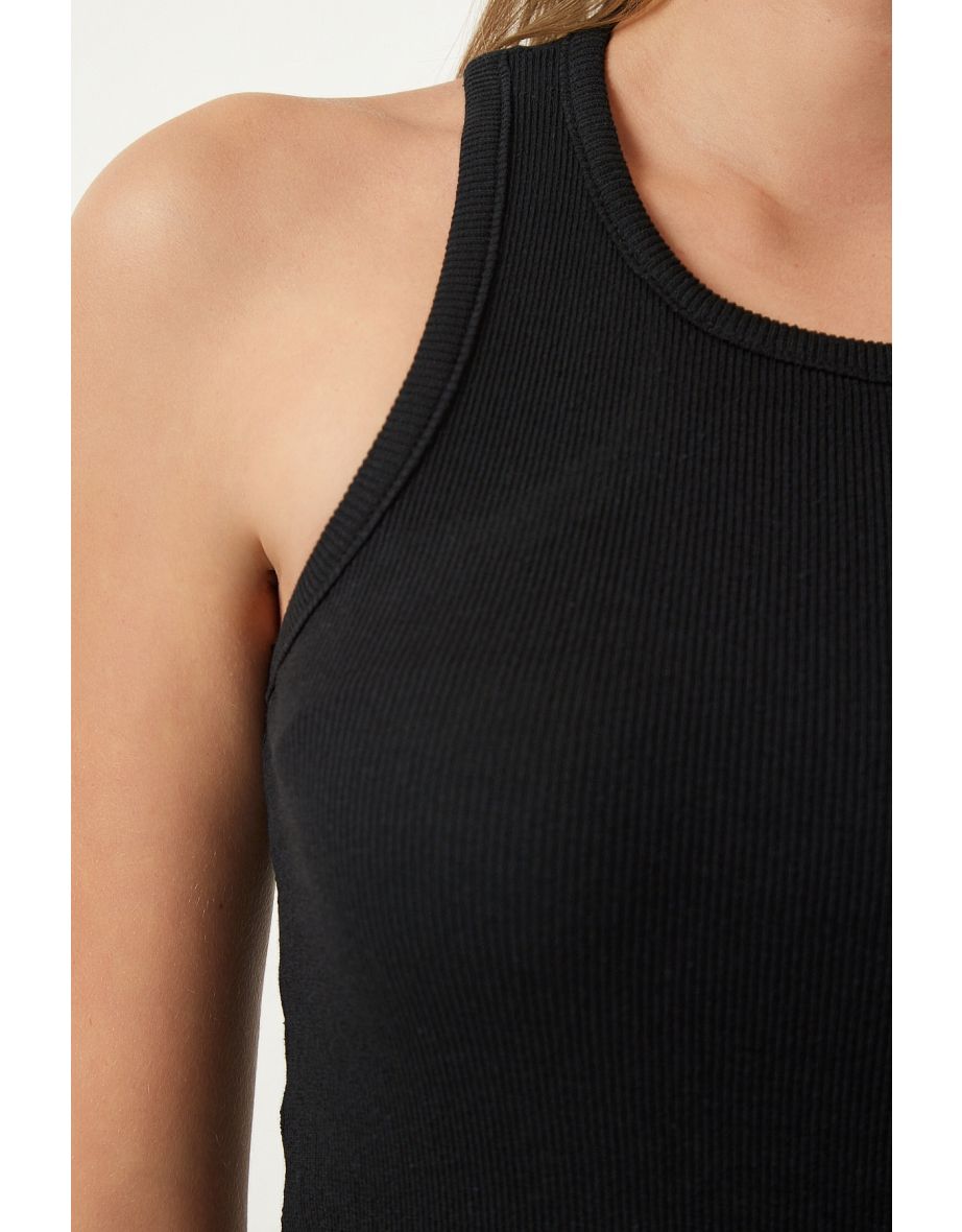 Black Bodycon Mini Dress - 3