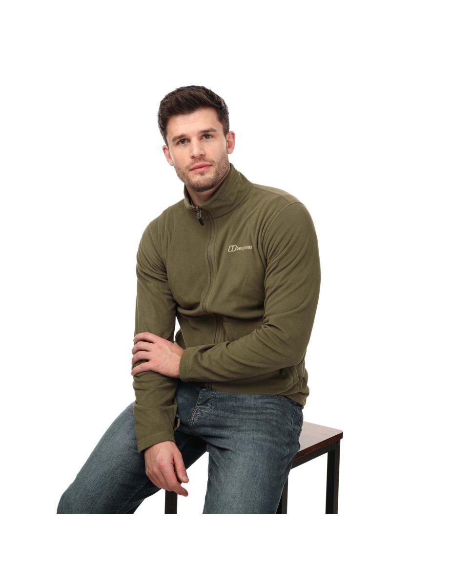 Men's Berghaus Prism Micro Polartec Fleece Jacket in Green - 4