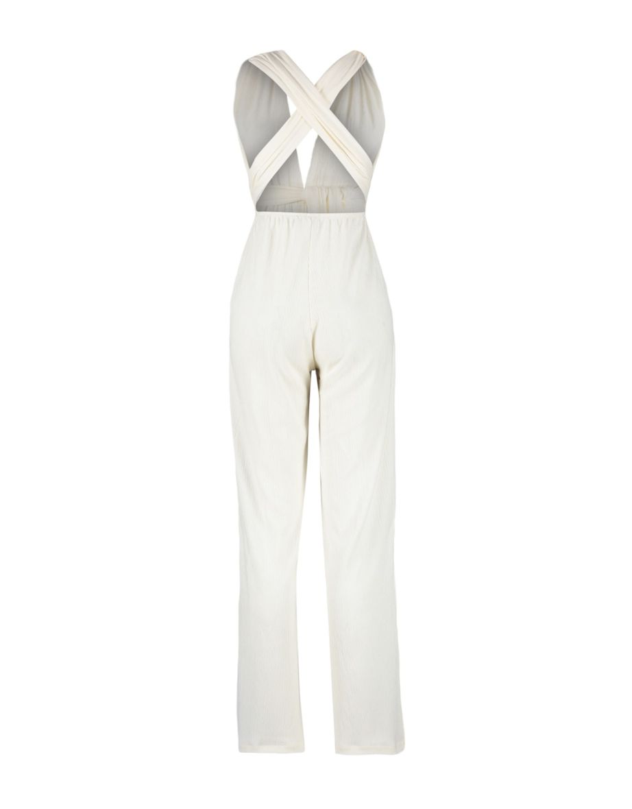 Jumpsuit - Ecru - Relaxed fit - 7
