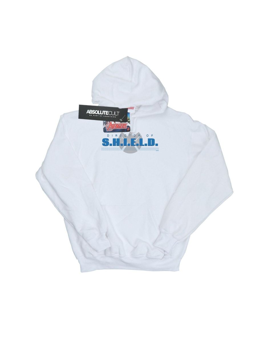 Marvel Girls Agents of S.H.I.E.L.D. Director Of S.H.I.E.L.D. Hoodie - White - 1