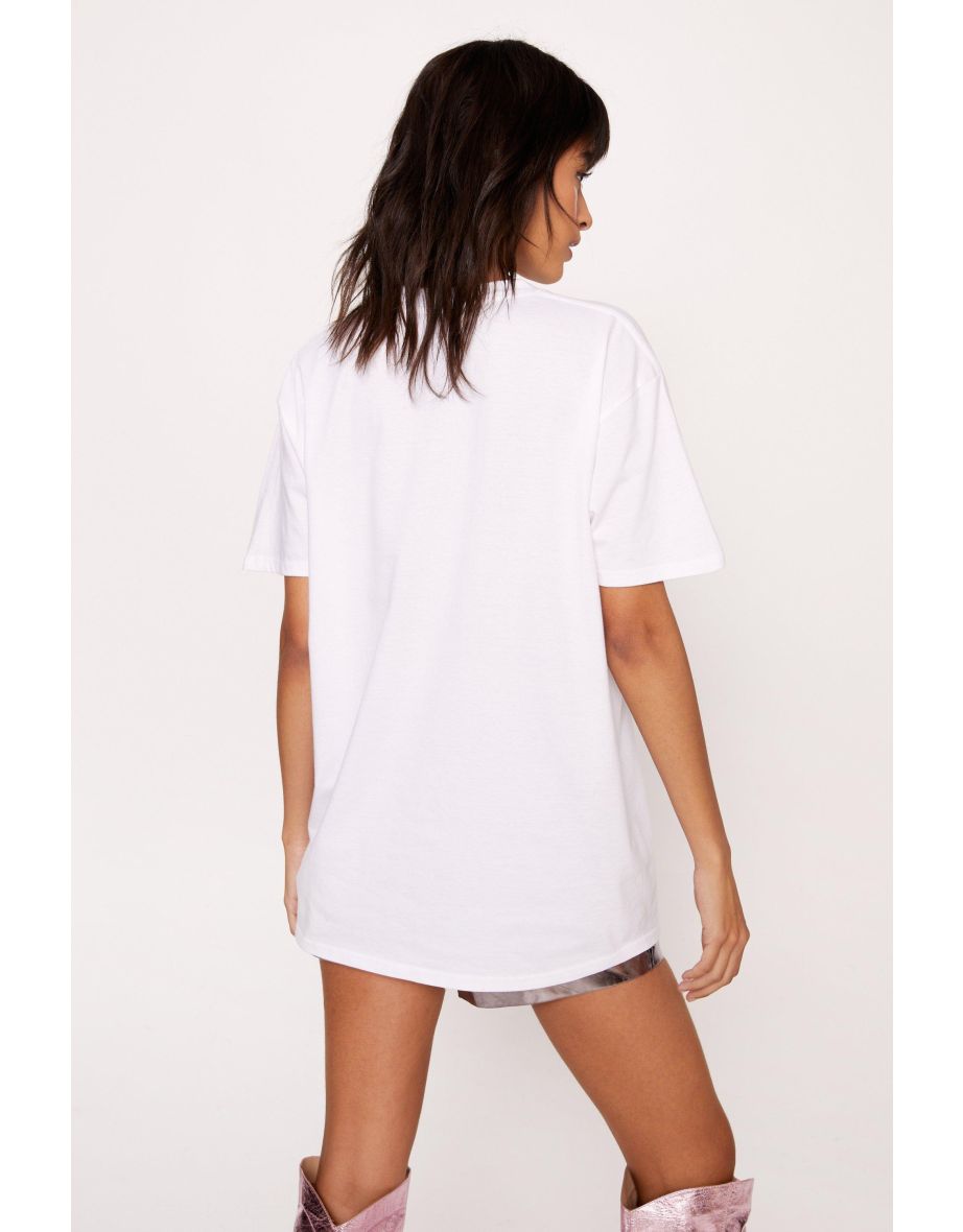 Alien Superstar Oversized Slogan T-shirt - 3