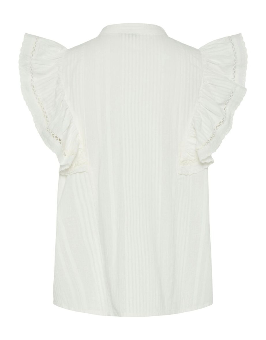 Ruffled Sleeveless Blouse - 2
