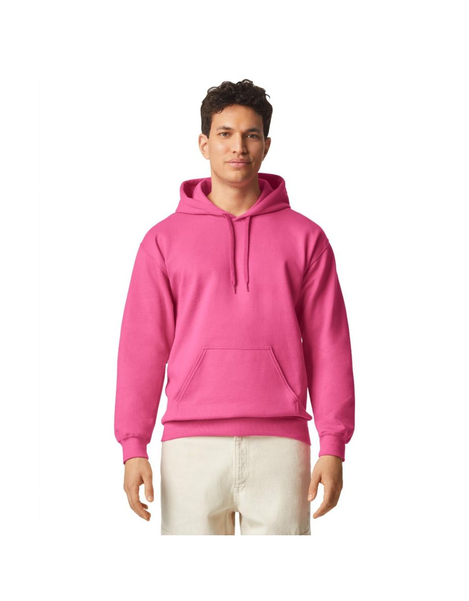 Gildan Unisex Adult Softstyle Fleece Midweight Hoodie - Cement