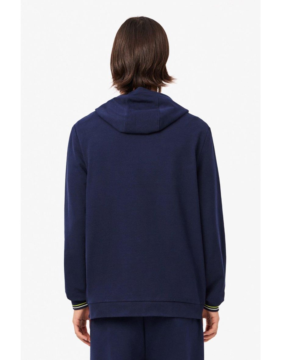 Lacoste Outline Croc Logo Pullover Hoody Navy - navy - 3