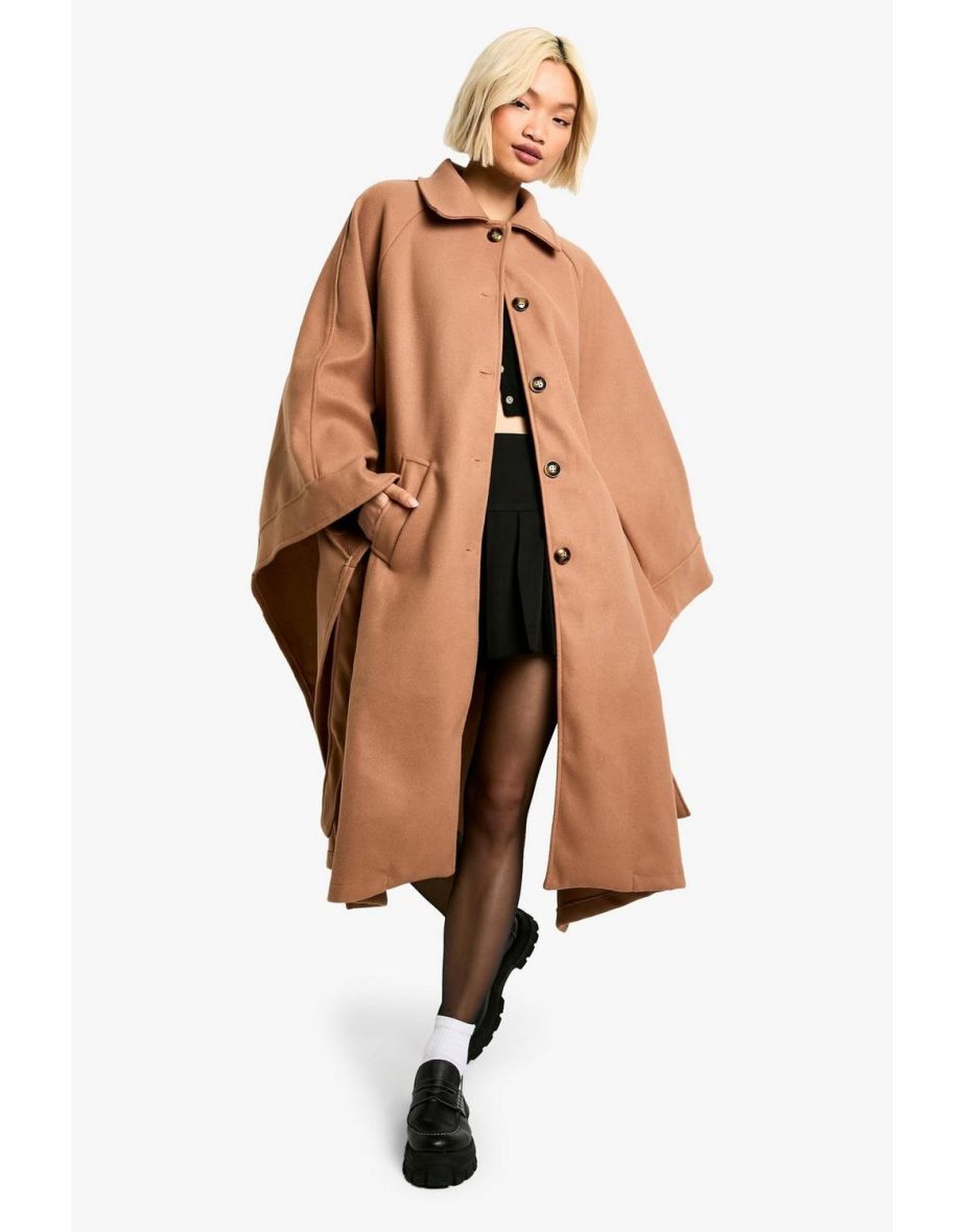 Wool Look Cape