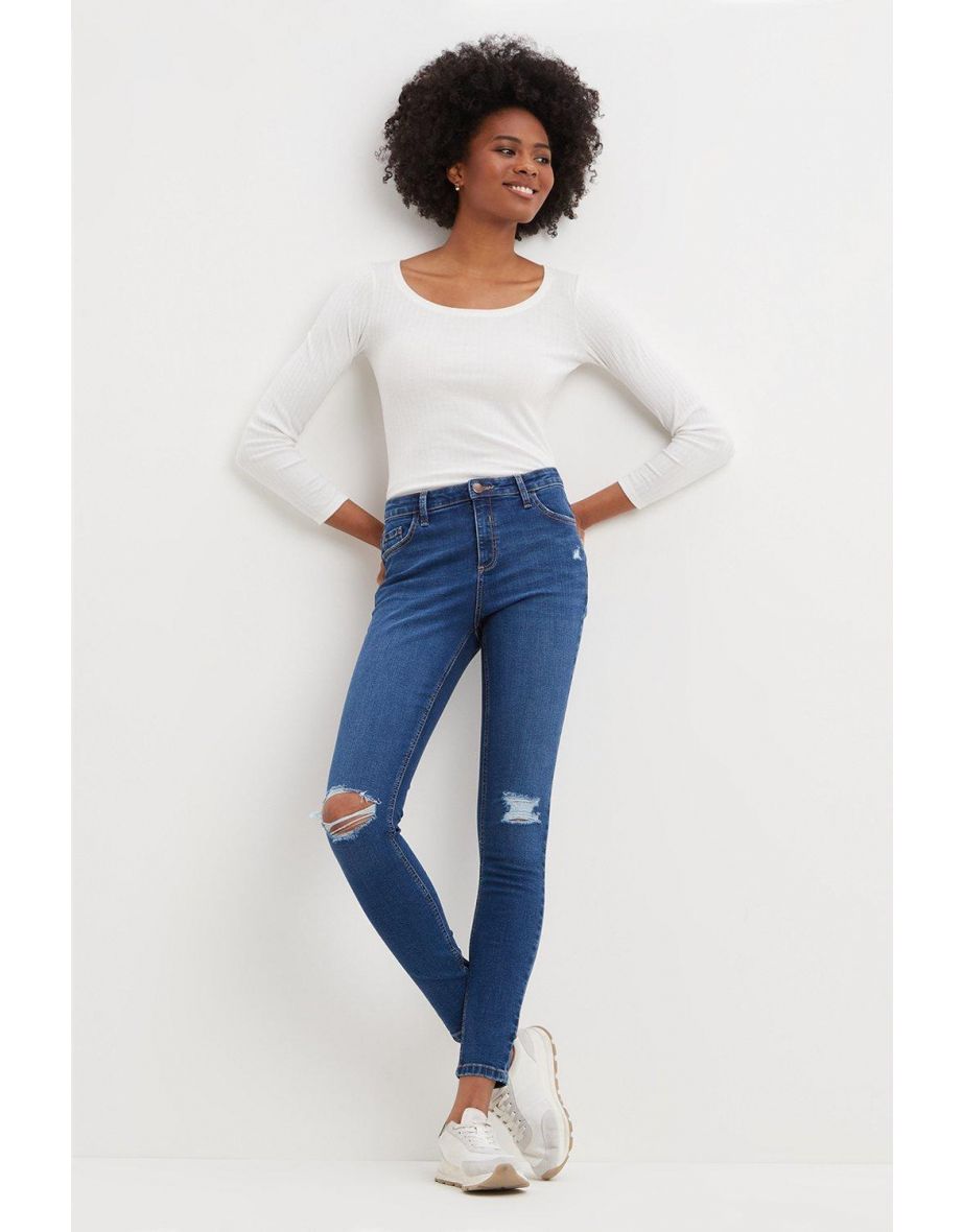 Ankle grazer jeans clearance topshop