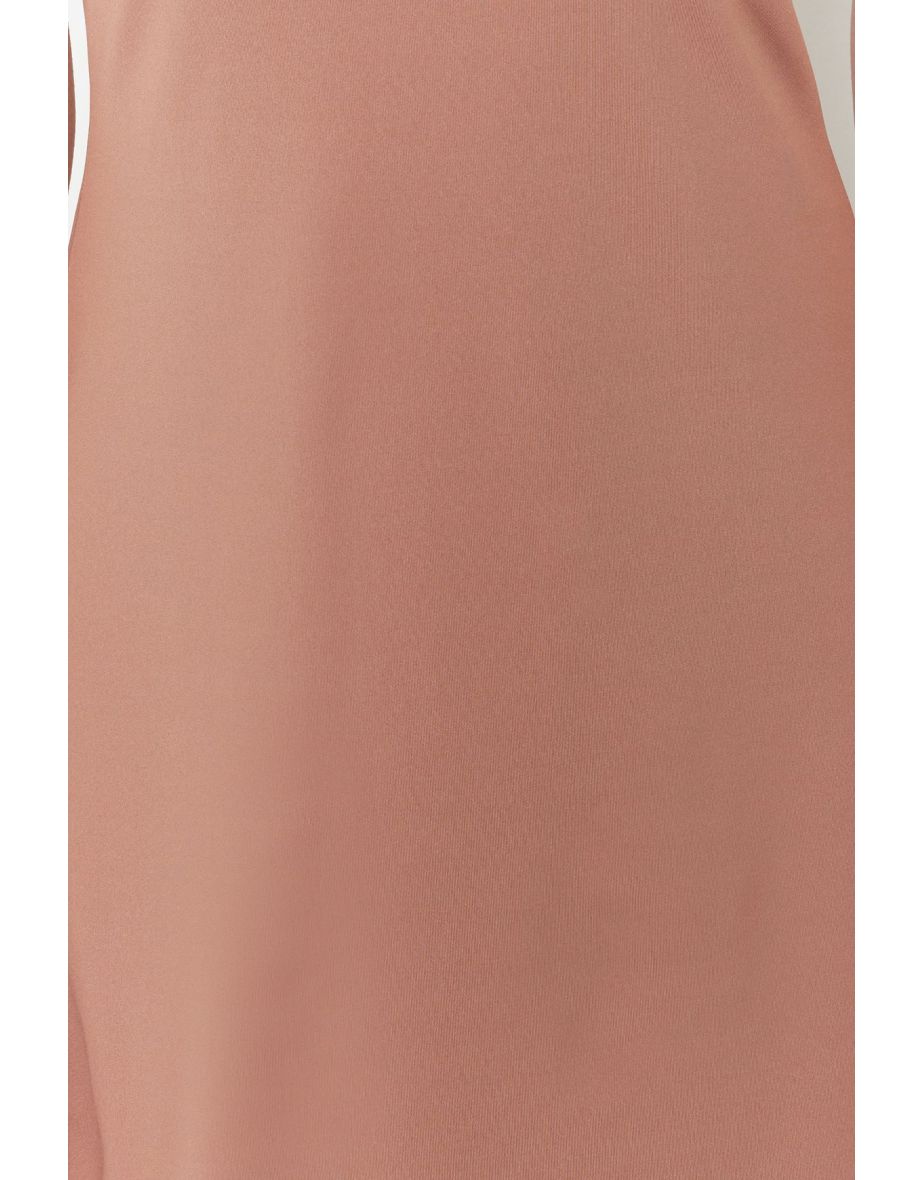 Mink More Sustainable A-line/bell Form Stretchy Knitted Mini Dress - 7