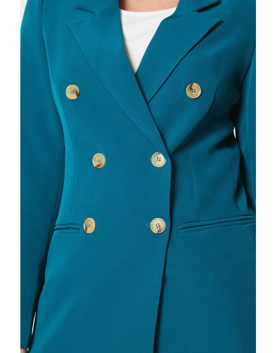 Principles by Debenhams Long Sleeved Teal Blazer - 3