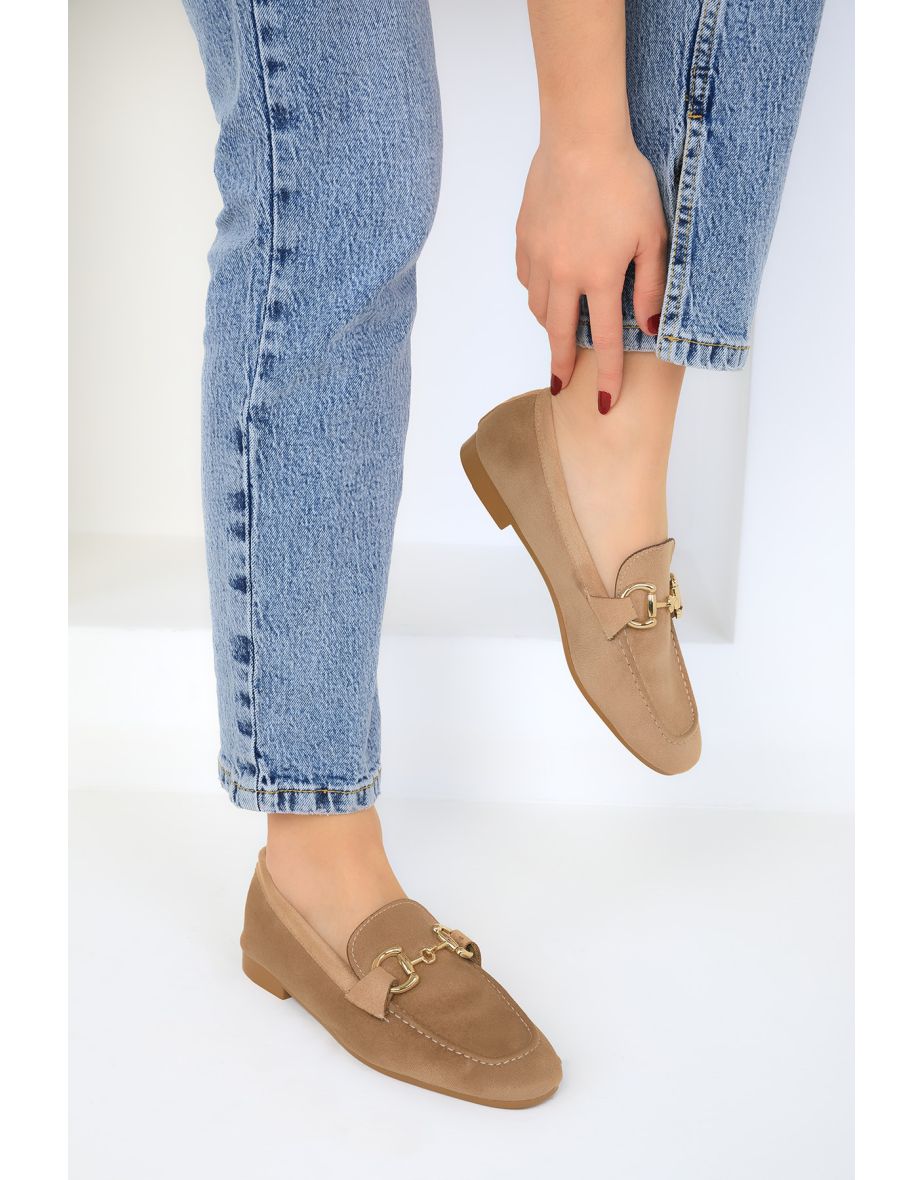 Women's Mink Suede Flats