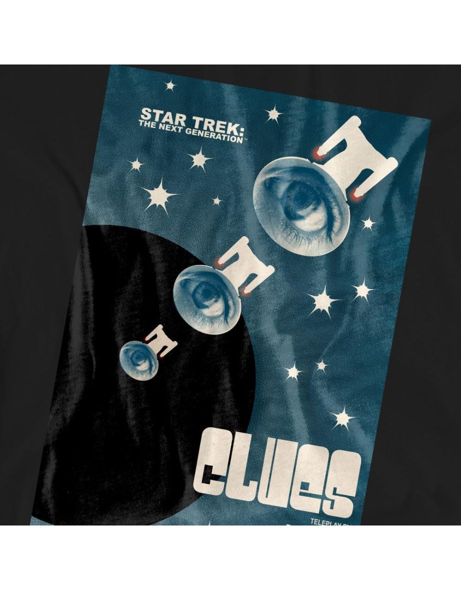 Star Trek Unisex Adult The Next Generation Season 4 Episode 14 T-Shirt - Black - 3