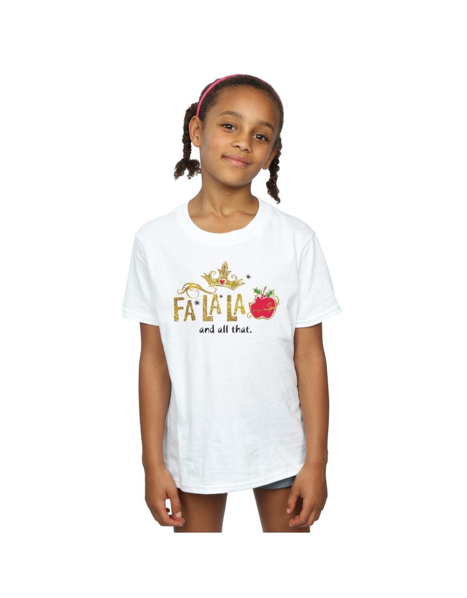 Disney Girls Princess Snow White FaLaLa And All That Cotton T-Shirt - White