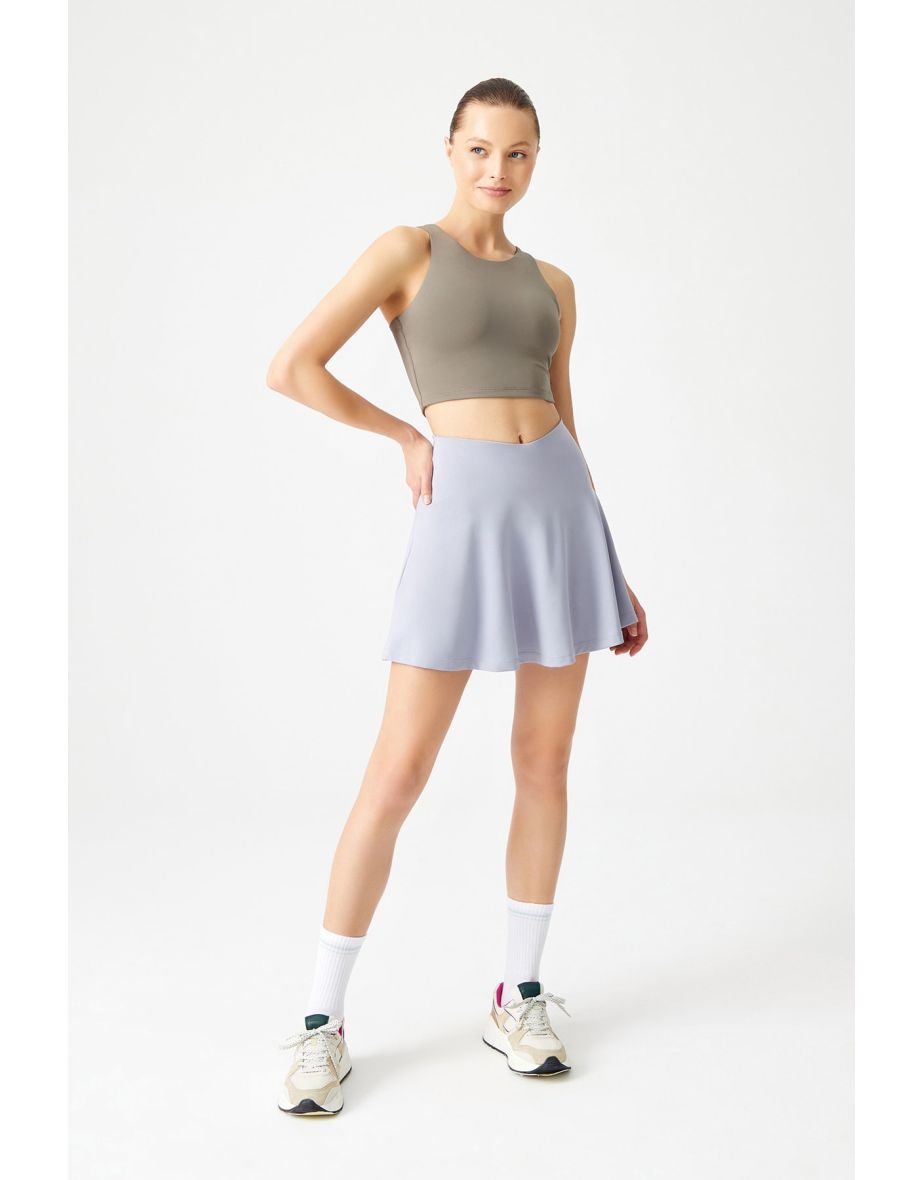 Sports Skirt - Gray - Mini