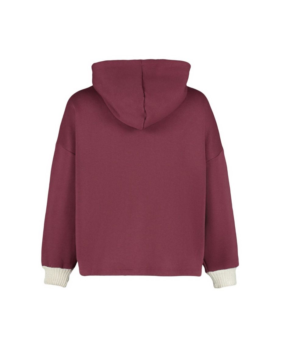 Damson Loose Fit Knitted Sweatshirt - 7