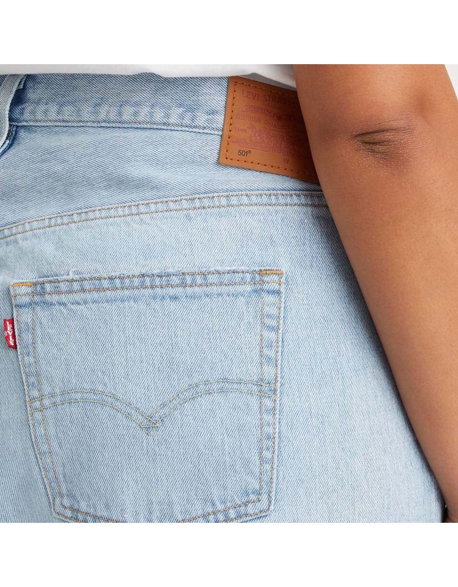 Women's Levis Plus 501 90s Jeans in Blue - 5