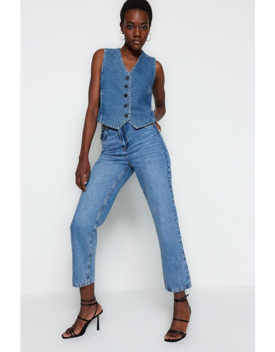 Jeans - Blue - Straight