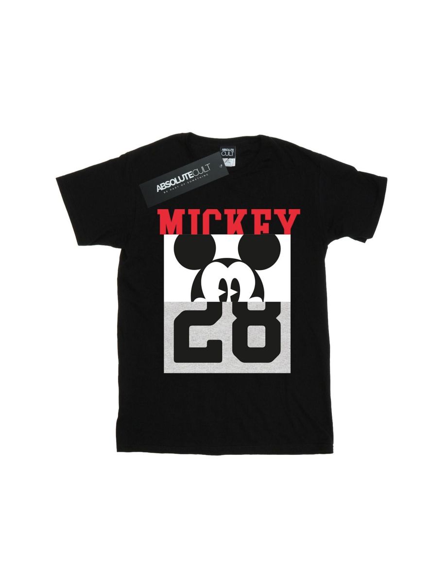 Disney Mens Mickey Mouse Notorious Split T-Shirt - Black - 1