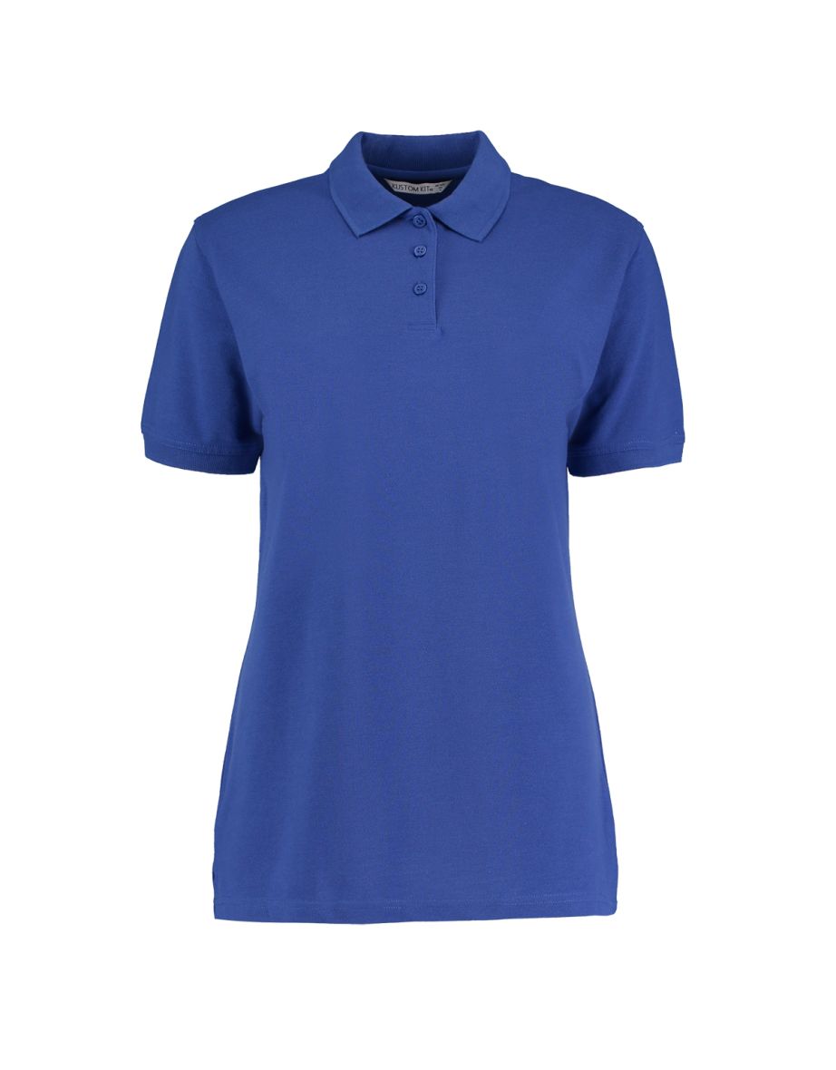 Kustom Kit Ladies Klassic Superwash Short Sleeve Polo Shirt - Royal Blue
