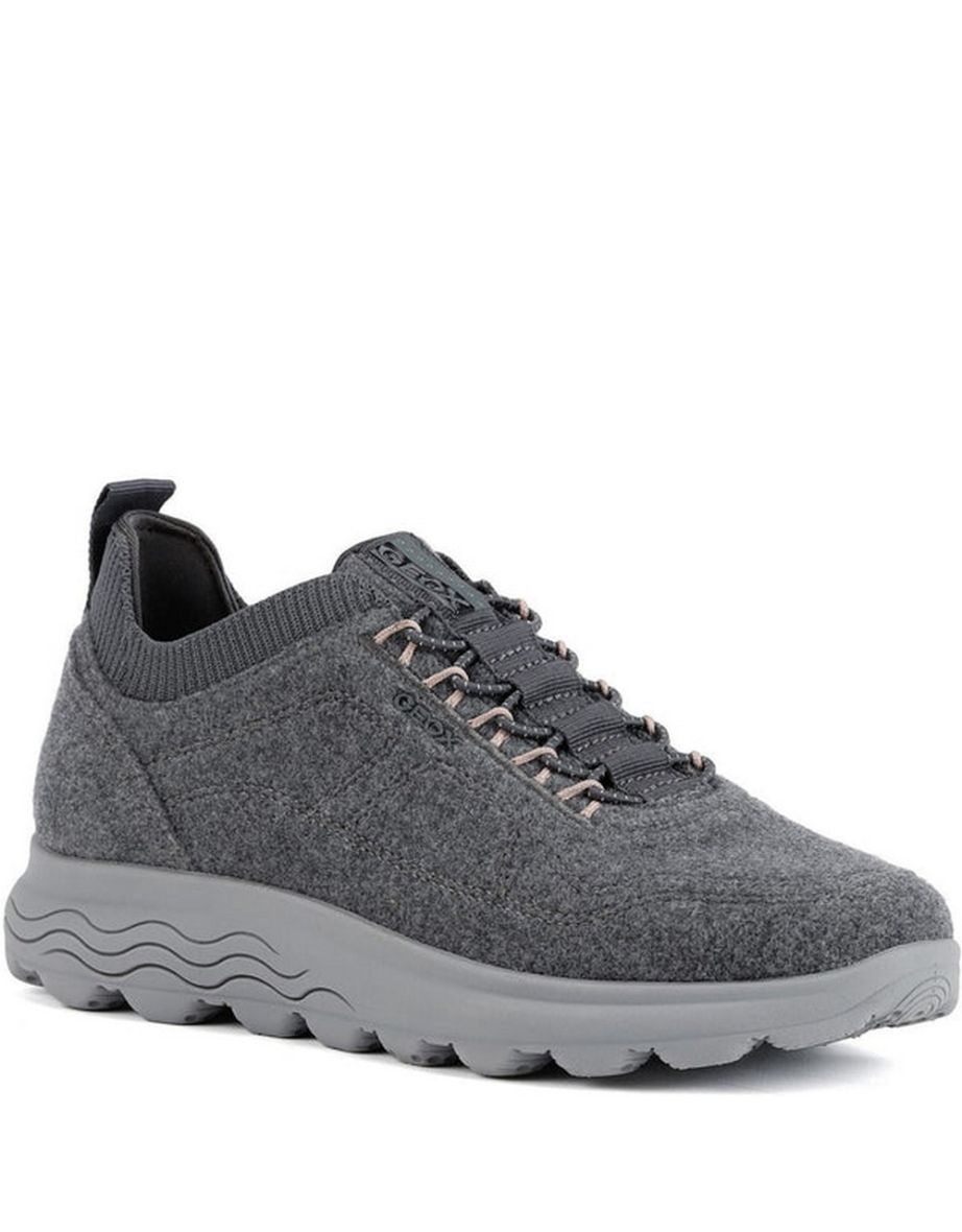 Shop Geox Womens Ladies Spherica Trainers Anthracite Online in Libya VogaCloset