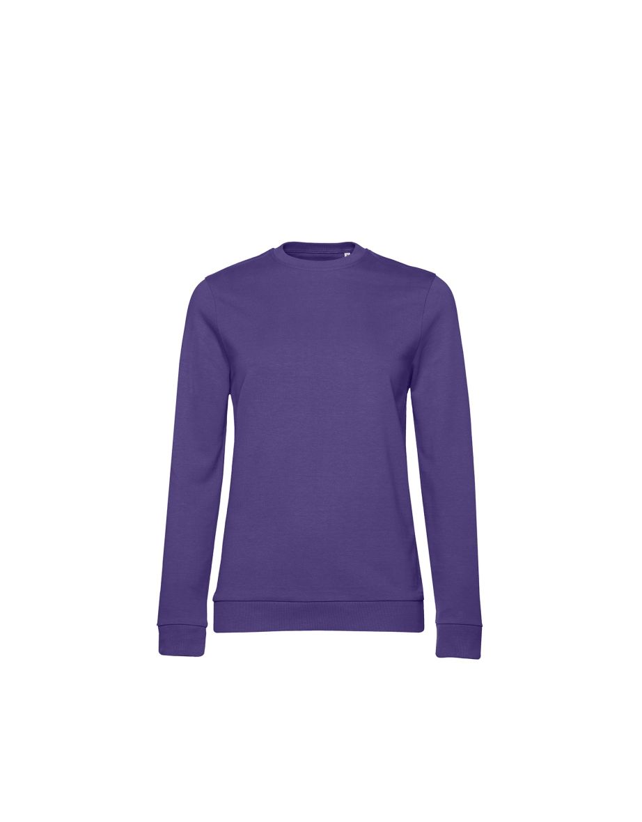 B&C Womens/Ladies Set-in Sweatshirt - Radiant Purple
