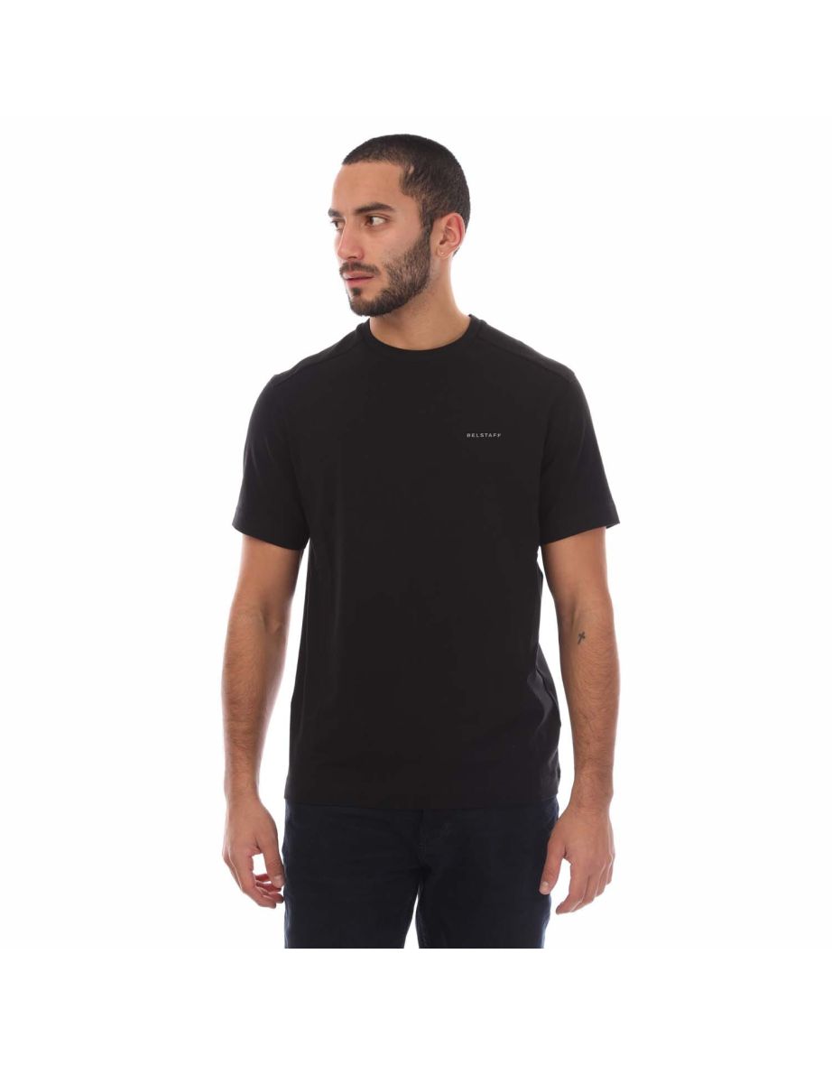 Men's Belstaff Cotton Jersey Alloy T-Shirt in Black