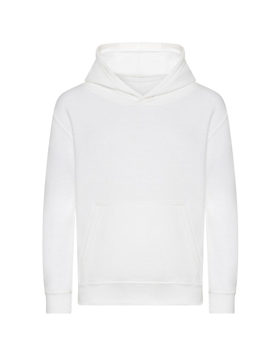 Awdis Childrens/Kids Organic Hoodie - Arctic White