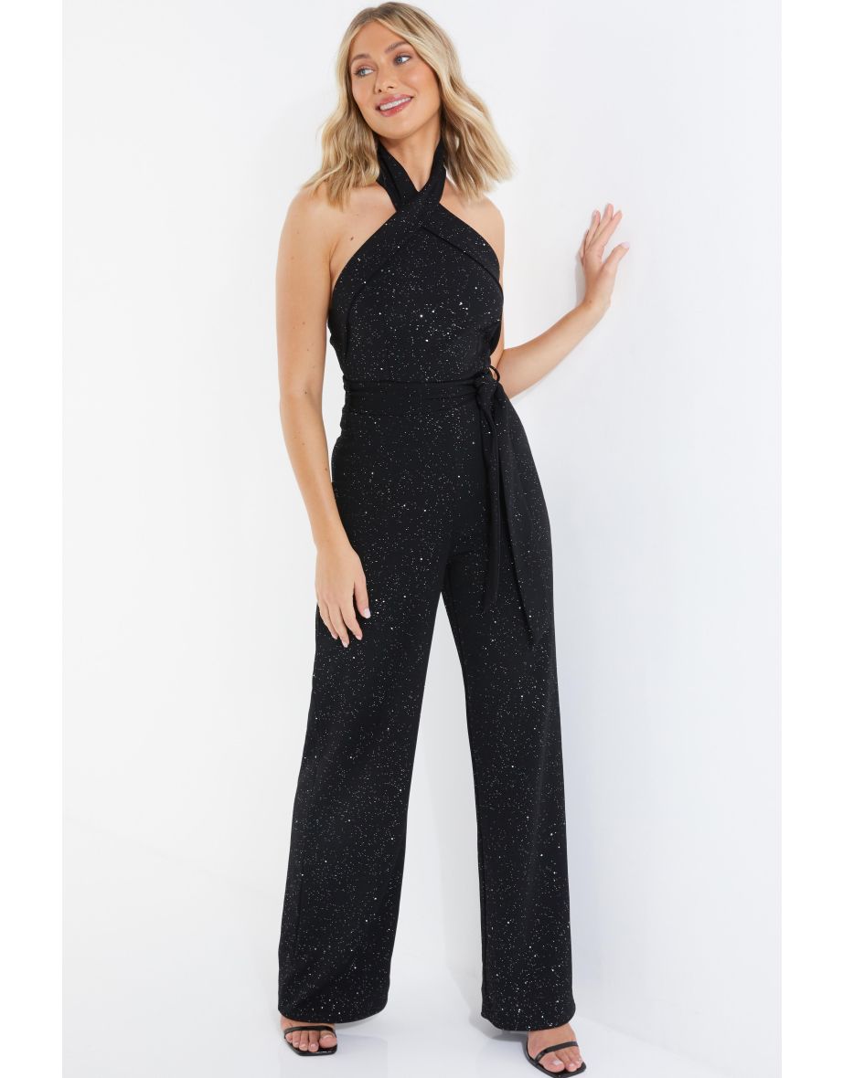Quiz halter neck jumpsuit hotsell