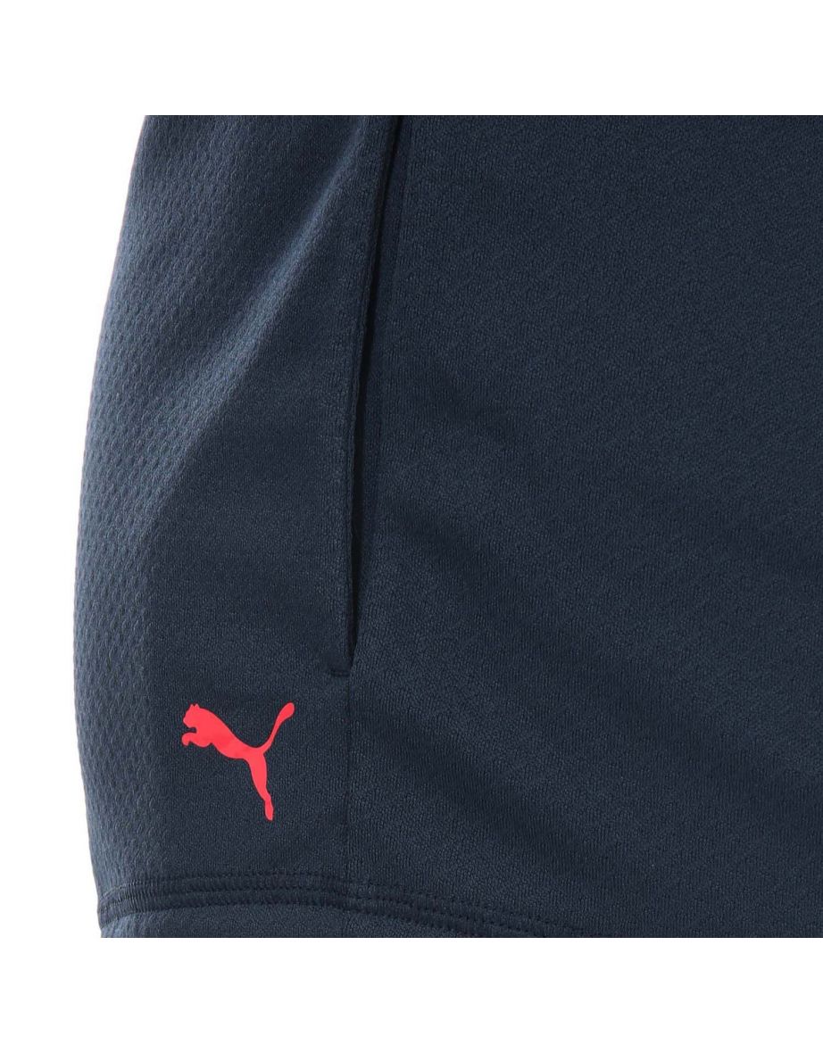 Women's Puma Elastic 3 Inch Training Shorts in Blue - 5