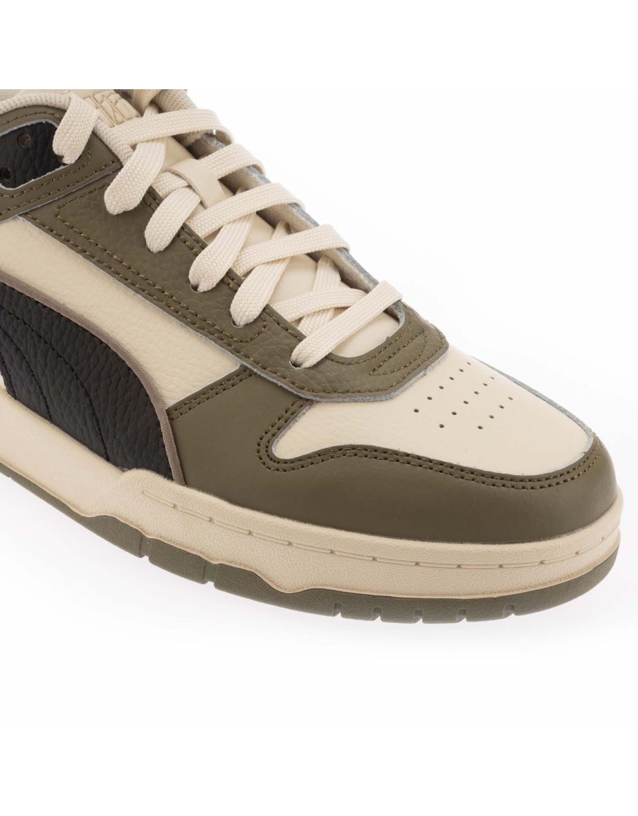 Men's Puma RBD Game Low Trainers in Cream - 4