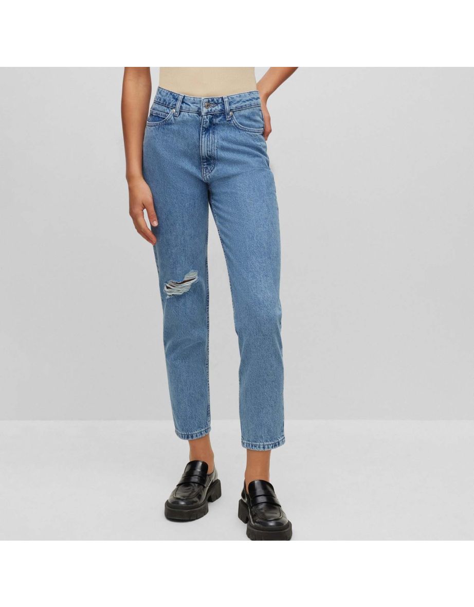 Women's Hugo Boss 938 Regular-Fit Jeans in Blue
