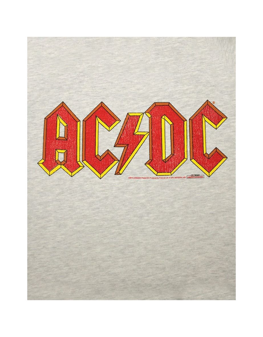 Amplified Official Mens AC/DC Comics Logo Sweatshirt - Grey - 3