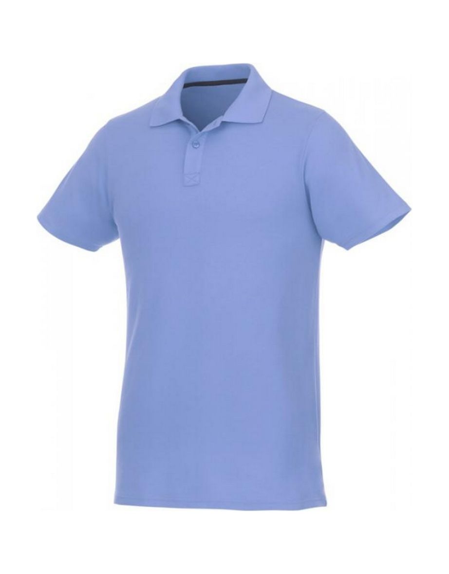 Elevate Mens Helios Short Sleeve Polo Shirt - Light Blue