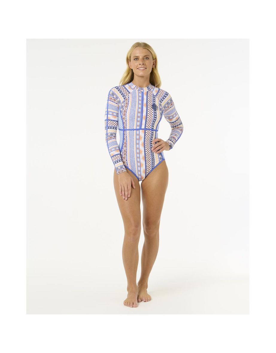 Rip Curl Womens San Carlos UPF Long Sleeve Rash Vest